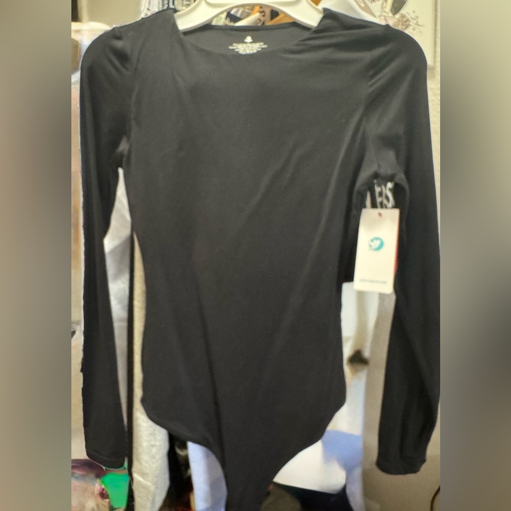 IUGA Second Skin Ultimate Comfort Long Sleeve Crew Neck Bodysuit - NWT - Size S